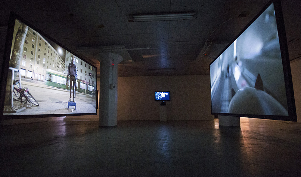 Wolfman and Batperson Installation view